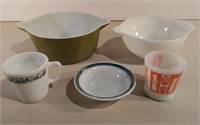 Lot Of Pyrex & 1 Fire-King Cup
