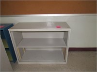 Beige Metal Bookcase