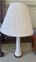 Vintage Resin Table Lamp w/ Shade