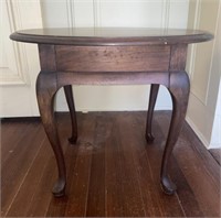20th C. Mahogany Queen Anne Style Side Table