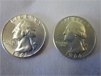 2 Washington Quarters