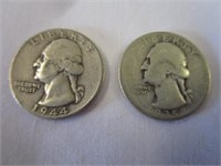 2 Washington Quarters