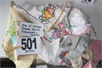 Vintage Pillowcases, Dresser Scarfs, Etc. (U242A)