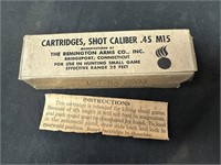 Rare  U.S. 45 ACP Militaryk Shotshell Ammo