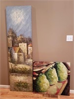Canvas Wall Decor - Pears & Homes