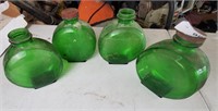 Vintage Green Sunsweet Bottles