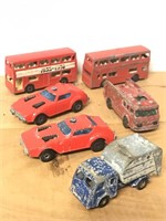 Vintage LESNEY Matchbox Cars Lot of 6