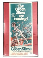Vtg. Framed Movie Poster - The Green Slime