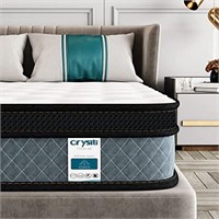 Full Mattress, Crystli 10 Inch Responsive Memory