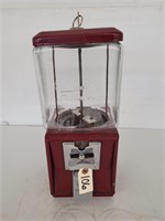 Dark Red Northwestern Gumball Machine