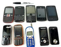 10 téléphones et autres SAMSUNG, LG, etc. *