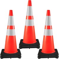 VEVOR 6Pack 36" Traffic Cones, Safety Road