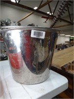 Quality Stainless Bucket w/ Fireplace Tool