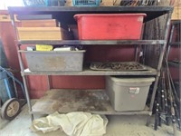 Metal 4 tier workshop shelf