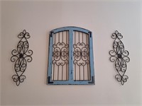 Nice Wood and Metal Wall Decor