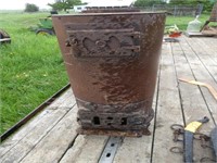 Small Upright Cast Iron Stove "Grimsby Ont"