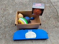 Volleyball Set, Basketballs, Footballs & Frisbees