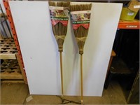 Two ECO Palm Brooms