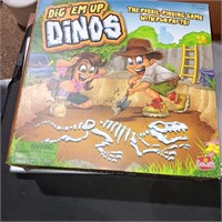 Dig 'Em Up Dinos Game - 2-4 Players  Ages 4+