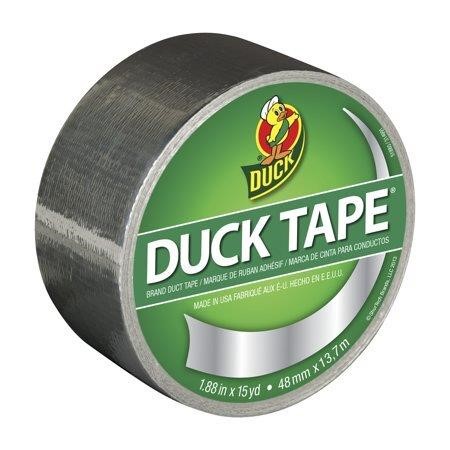 Duck 1.88 in. W X 15 Yd L Chrome Solid Duct Tape