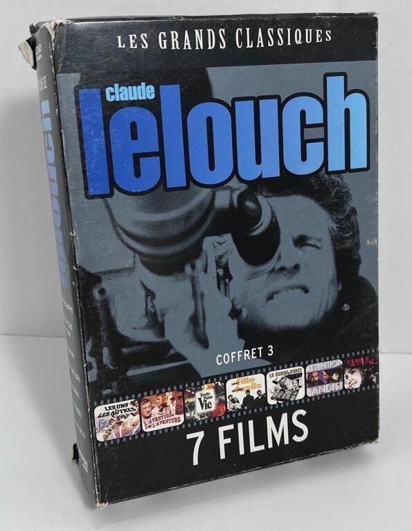 Les Grands Classiques Claude Lelouch DVD French