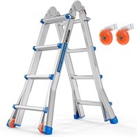 LUISLADDERS A-Frame Telescoping Ladder