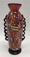 Murano Millefiori Gambaro & Poggi Art Glass Vase