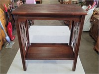 Early English Oak Wood Sofa Table