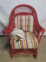 Wicker Rocking Chair #1