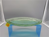 Uranium Glass Serving Platter