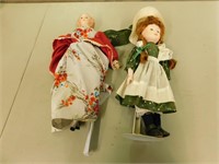 2 Collectible Pocelain Dolls
