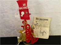 Mr Machine 1960 Ideal Wind Up Walking Robot  COOL