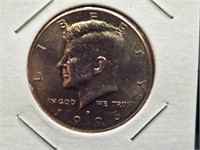 1996 Kennedy half dollar