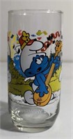 1983 Smurfs Harmony Smurf Glass