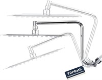 (N) PDPBath Shower Extension Arm, 12" Upgrade Sol