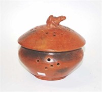 South East Asian earthenware pot pouri