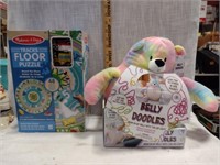 New Belly Doodle Bear & Floor Puzzle