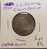 1955 Great Britian 1 Schilling