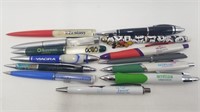 13 VTG & Collectible Pens, Medicine/ Ads