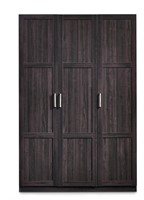 SEALED- 3-Door Wardrobe With Hanger Rod