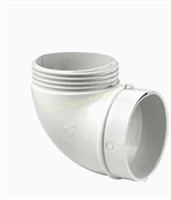 Lambro 4-in x 4-in Plastic Round Duct Elbow