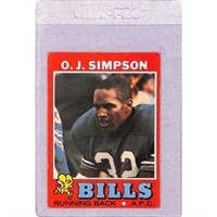 1971 Topps Oj Simpson 2nd Year
