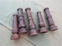 5) Brass Hose Nozzles includes Rainboy, Gem