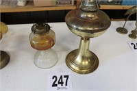 (2) Oil Lamp Bases