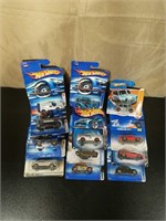 (12) New Foriegn Cars Hot Wheels
