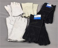 Lot Of 5 Pairs Of Grilling Gloves