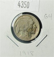 1918 Buffalo Nickel G4 Condition