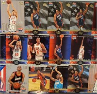 Huge 42 Card 1990s USA Olympic USA Player Cards