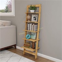 Lavish Home Collection 5-Tier Leaning Ladder Shelf