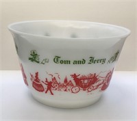FEDERAL GLASS BOWL TOM AND JERRY 9 3/4 IN. DIAM.